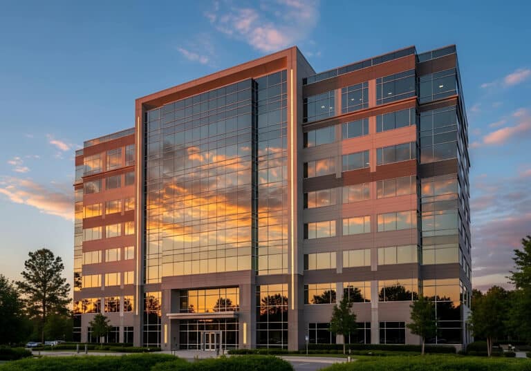 Multi-tenant commercial building with efficient zoned HVAC systems in Greater Los Angeles